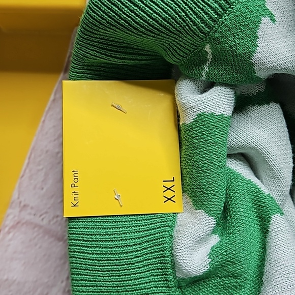 DVF for Target Women's High Waisted Ginkgo Green Sweaterknit Flare Pants XXL NWT - Picture 3 of 6